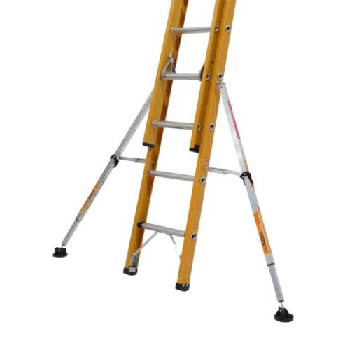 Gorilla Ladder Leg stabilisers AS 300 Installed
