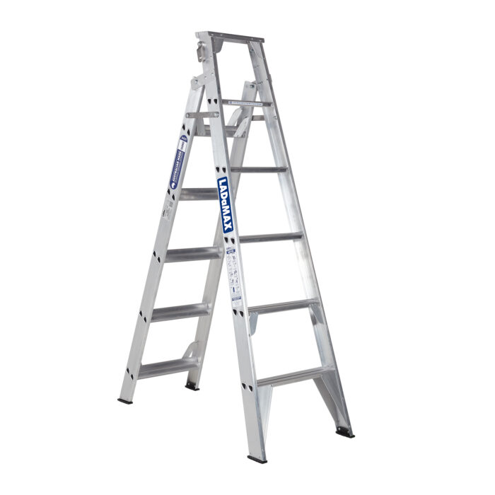 LADaMax Australian Made Aluminium Dual Pupose Ladder 6ft - 10ft 1.8m - 3.0m
