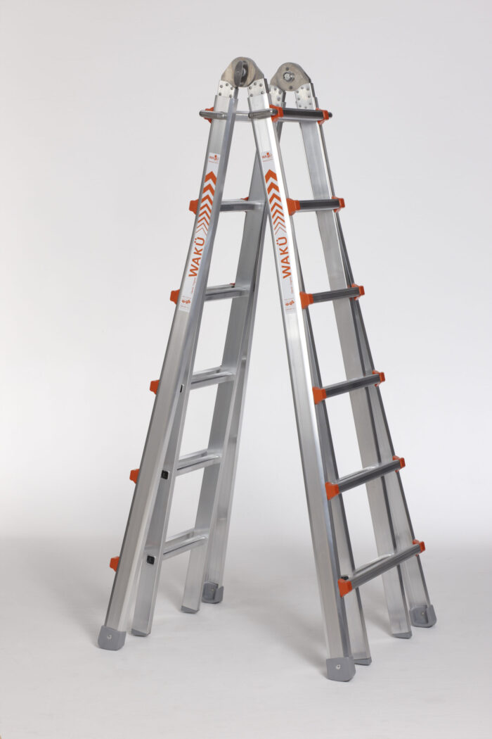 WAKU Telescopic Ladder TL 22 1.85m - 6.40m