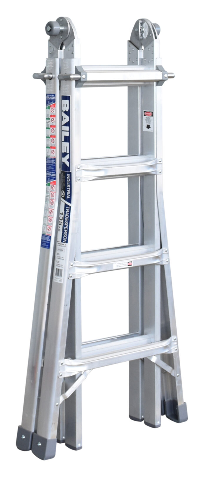Bailey Aluminium Telescopic Multi Purpose Ladder BXS 20 135kg 2.3m storage position FS13644