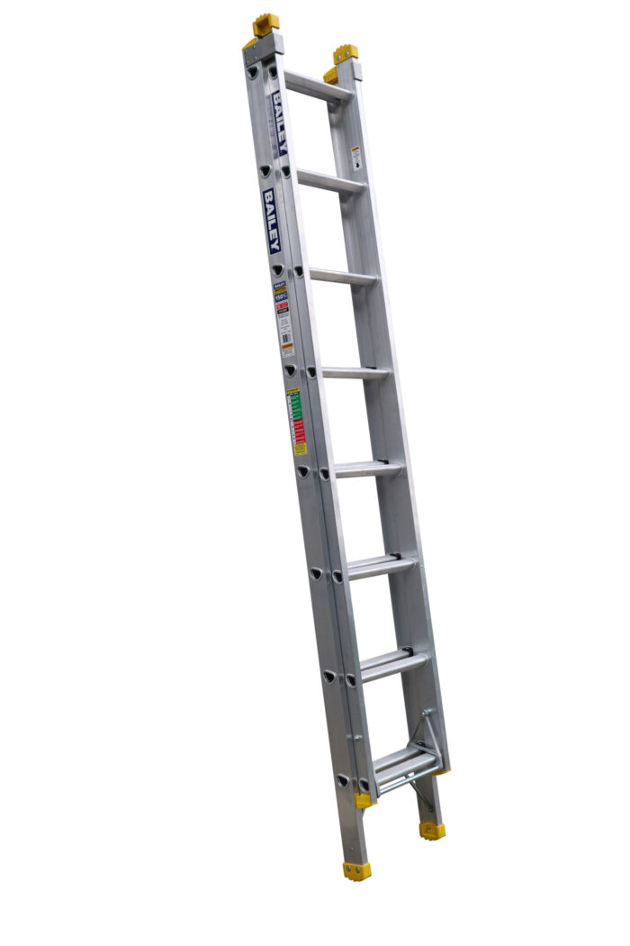 Bailey Professional Punchlock Aluminium Extension Ladder 8 150kg 2.5m-4.0m FS13897