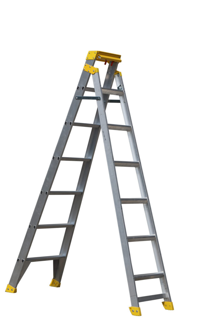Bailey Pro Punchlock Aluminium Dual Purpose Ladder 7ft -10ft 2.09m -3.9m FS13989