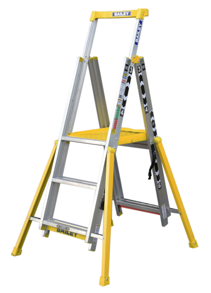 Bailey Adjustable Height Platform Ladder 0.86m -1.7m FS13999
