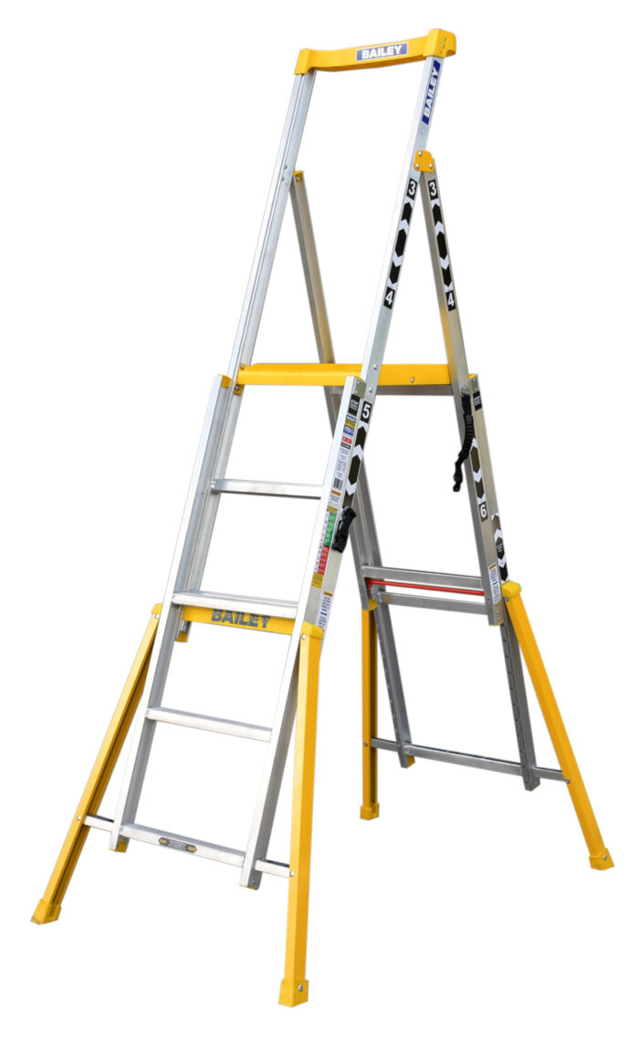 Bailey Adjustable Height Platform Ladder 0.86m -1.7m FS13999