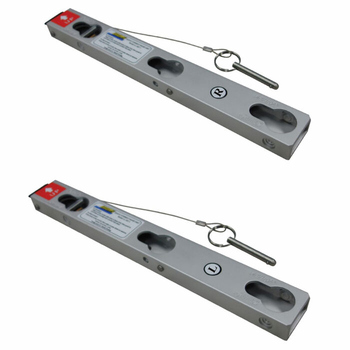 Gorilla Ladder Leveller ports for attaching to ladder