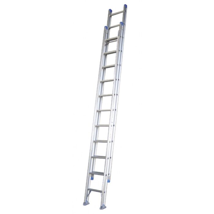 INDALEX Pro Series Aluminium Extension Ladder PROX22SF closed with swivel feet