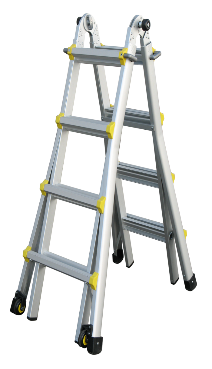 Indalex Pro-Series Aluminium Telescopic Ladder 11ft 1m - 3m PROMT11 CLOSED POSITION