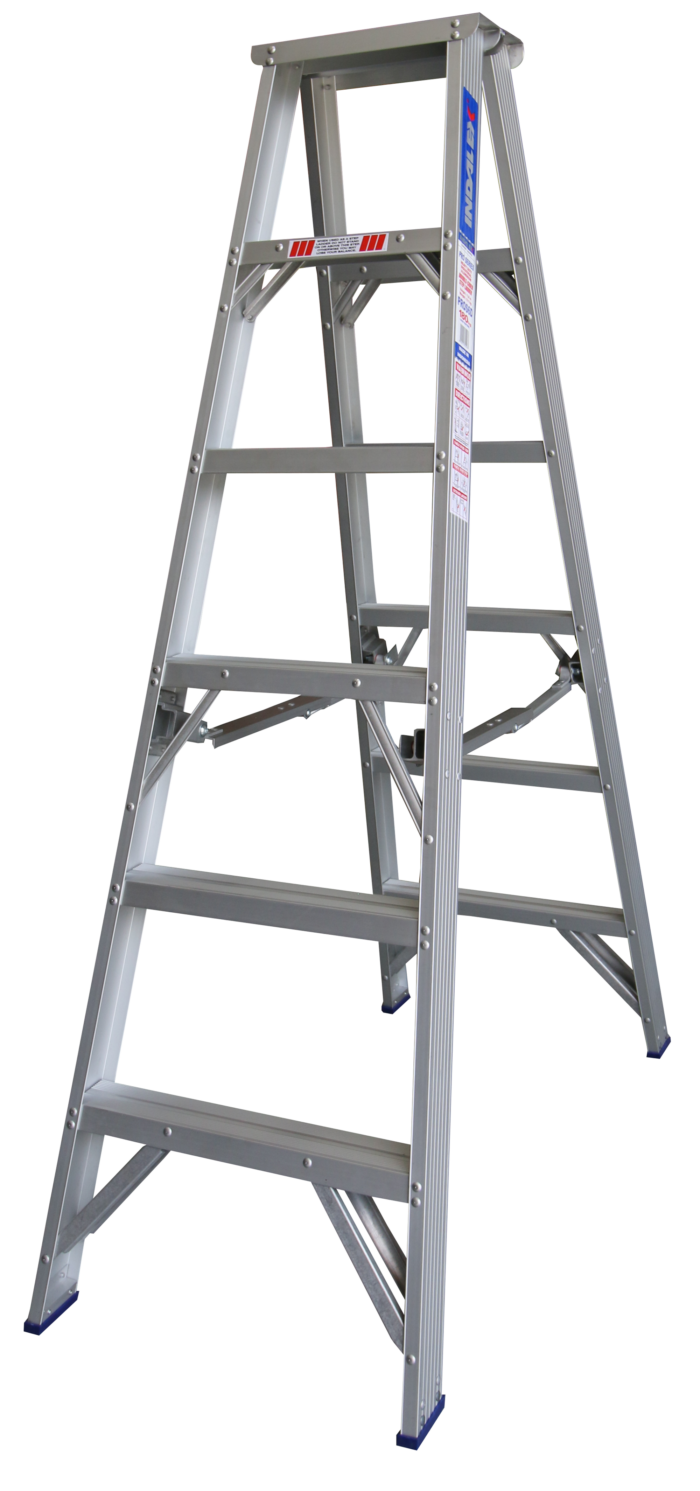 Indalex Pro Series Double Sided Aluminium Step Ladder 6ft 1.8m PROS6D