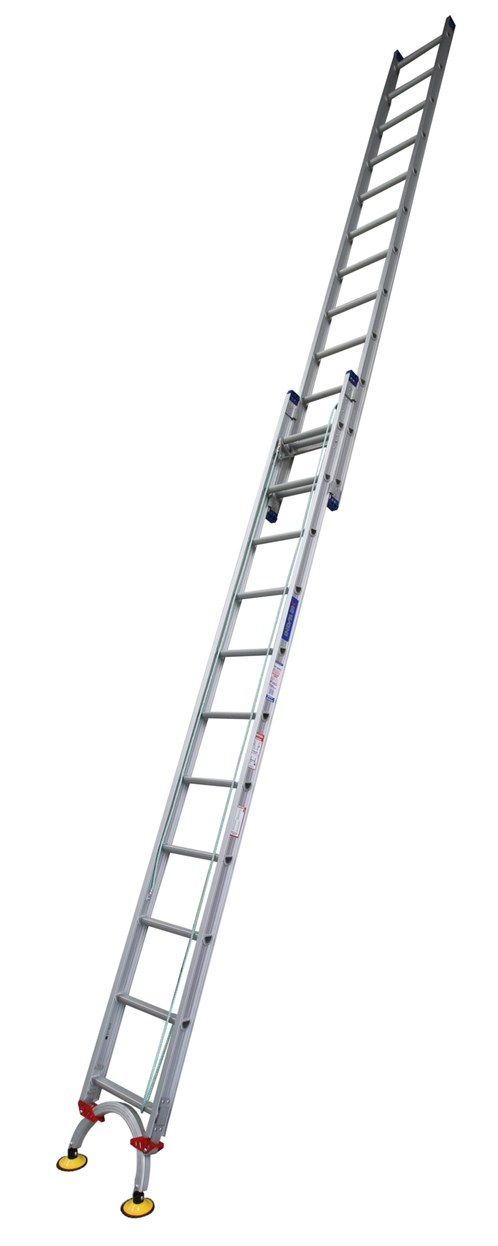 PROX22 Extended Indalex Pro Series Aluminium Extension Ladder with Level-Arc 14ft 2.6m - 4.1m