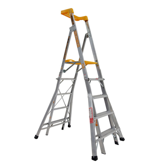 Gorilla Aluminium Adjustable Platform Ladder 1.45-2.35 RPL0508-I
