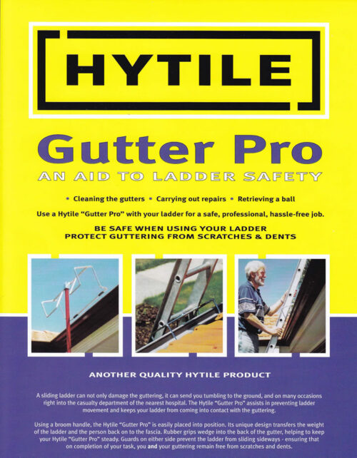 Extension ladder safety. Hytile Gutter Pro Instructions