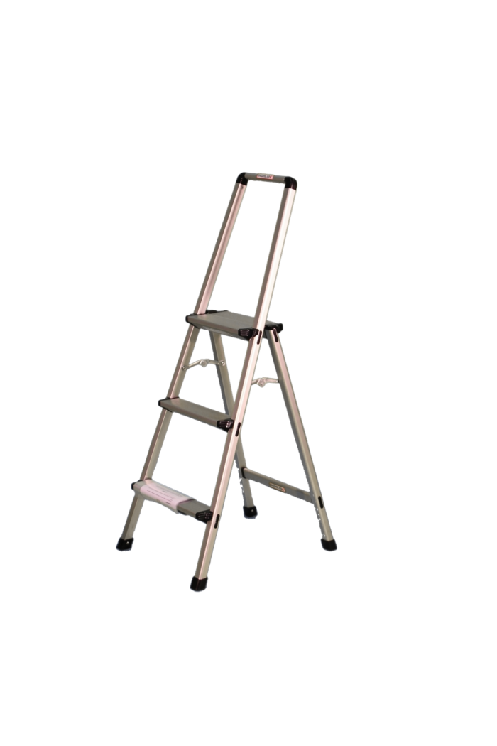 Indalex 3 Step Domestic Ladder with Handrail 0.9m TT80
