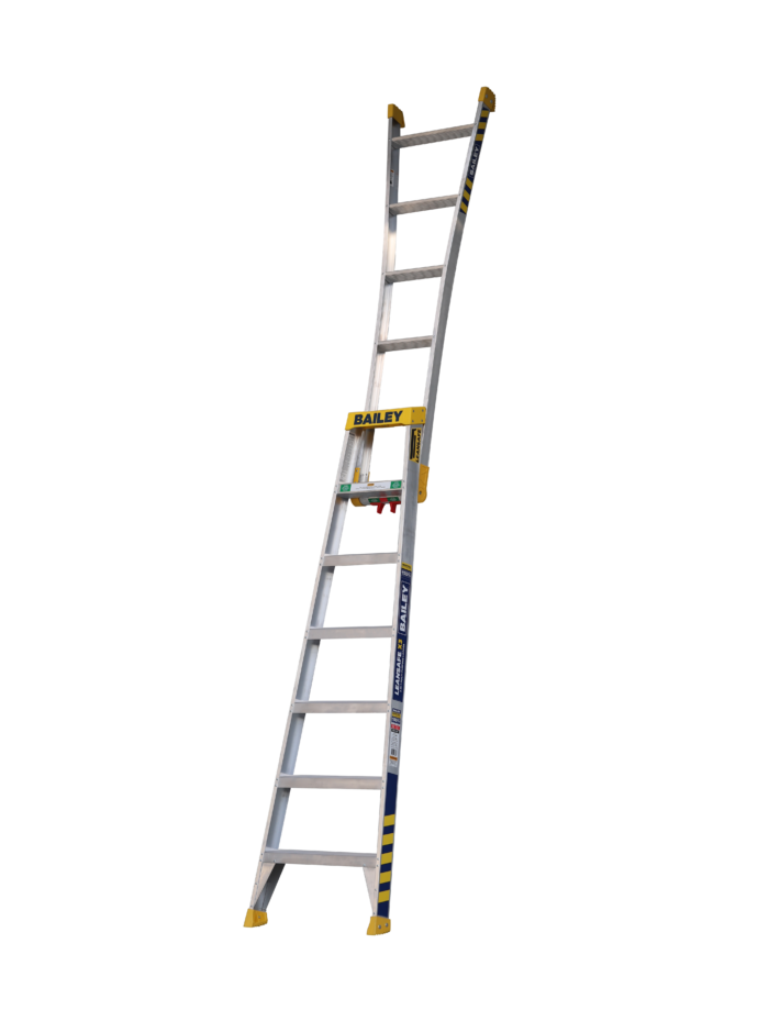 Bailey LEANSAFE X3 3 in 1 ladder – Dual purpose, Step, Leaning, Straight Ladder 7ft -12ft 2.1m – 3.5m FS14130
