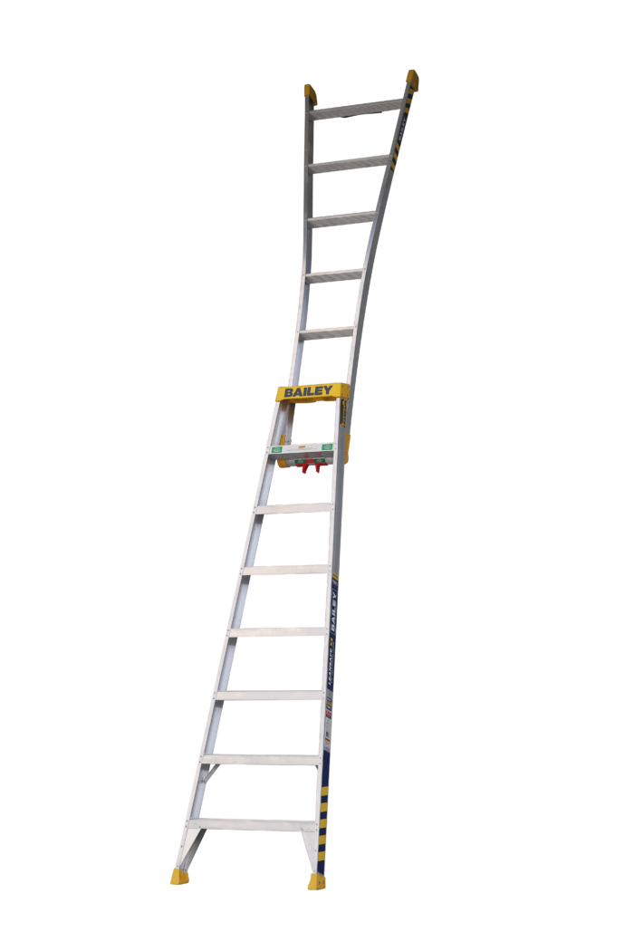 Bailey LEANSAFE X3 3 in 1 ladder – Dual purpose, Step, Leaning, Straight Ladder 8ft 2.4m – 4.1m FS14131