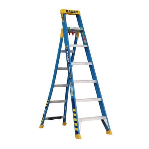 Bailey Fibreglass Dual Purpose Lean Safe Ladder FS14148