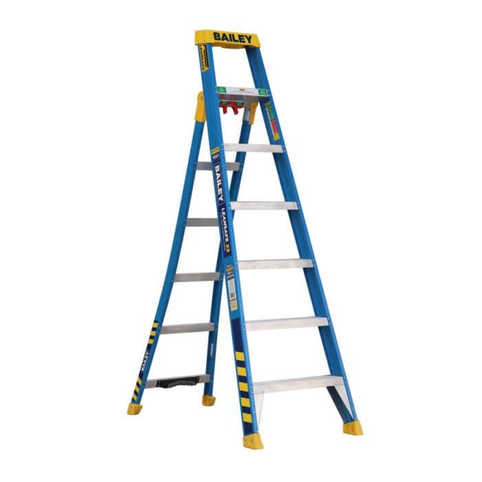 Bailey Fibreglass Dual Purpose Lean Safe Ladder FS14148