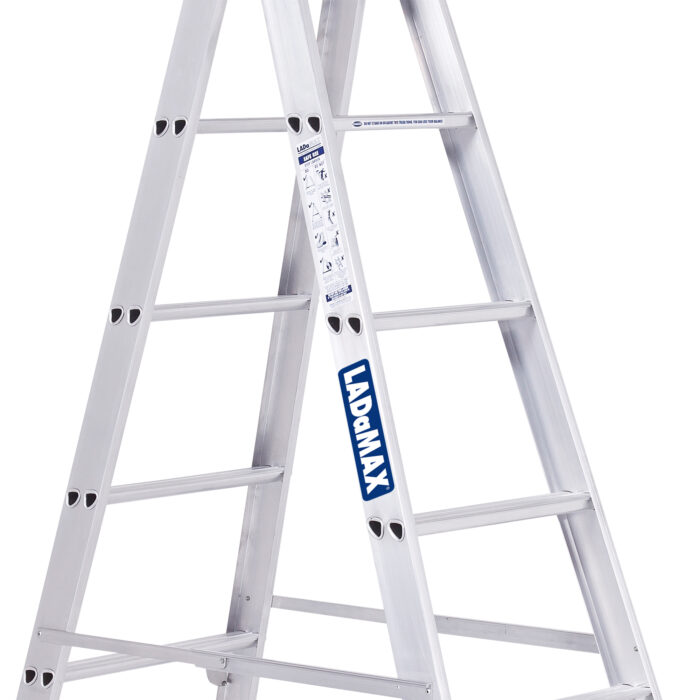Ladamax ALUMINIUM DOUBLE SIDED STEP LADDER Close