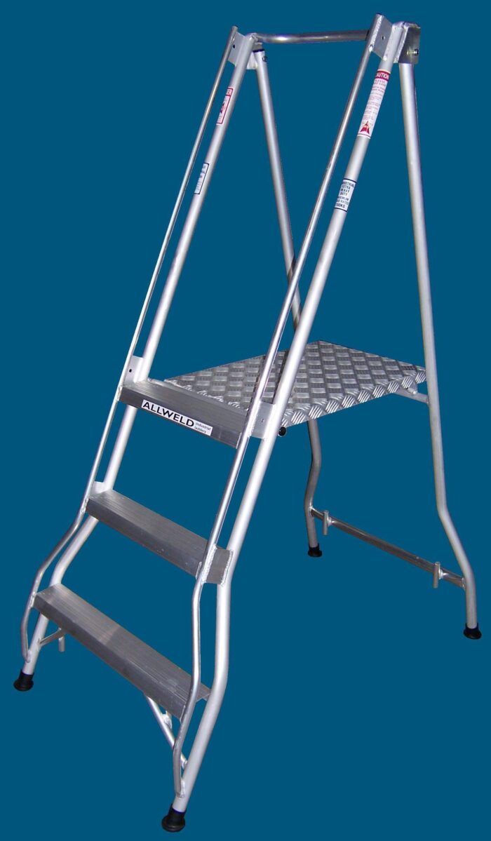 Allweld Folding Platform ladder FPS09 3 step Australian made