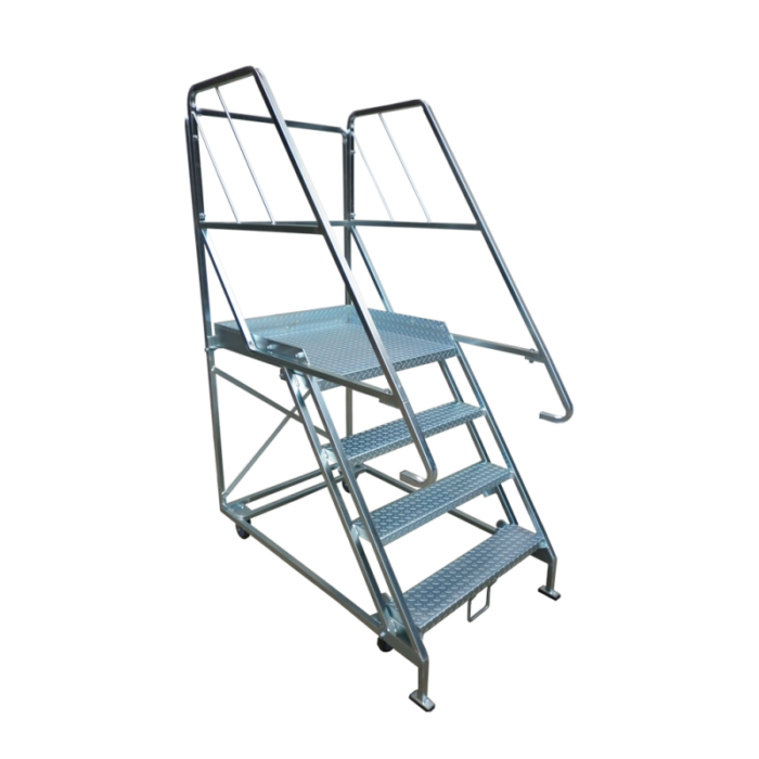 BJ Turner Order Picking Steel Platform Ladder 8 Step Platform Height 1.90m