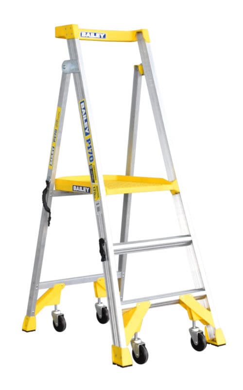 Bailey FS13538 P170 Job Station Aluminium Platform Ladder 3 Steps 0.87m Platform Height