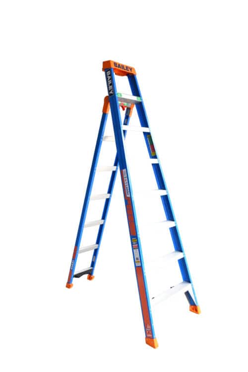 Bailey Fibreglass Leansafe X3 3 in 1 Dual Purpose Ladder 150kg 2.4m - 4.1m FS14149 FS13886 Stepladder position