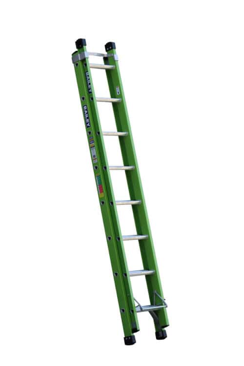Bailey Professional Punchlock FSXN 8 Fibreglass Extension Ladder with Vee Rung 2.6m - 4.1m 150kg FS13917