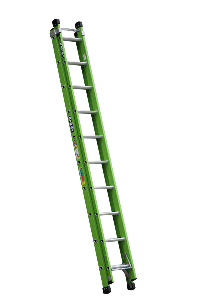Bailey Professional Punchlock FSXN 10 Fibreglass Extension Ladder with Vee Rung 3.2m - 5.3m 150kg FS13918