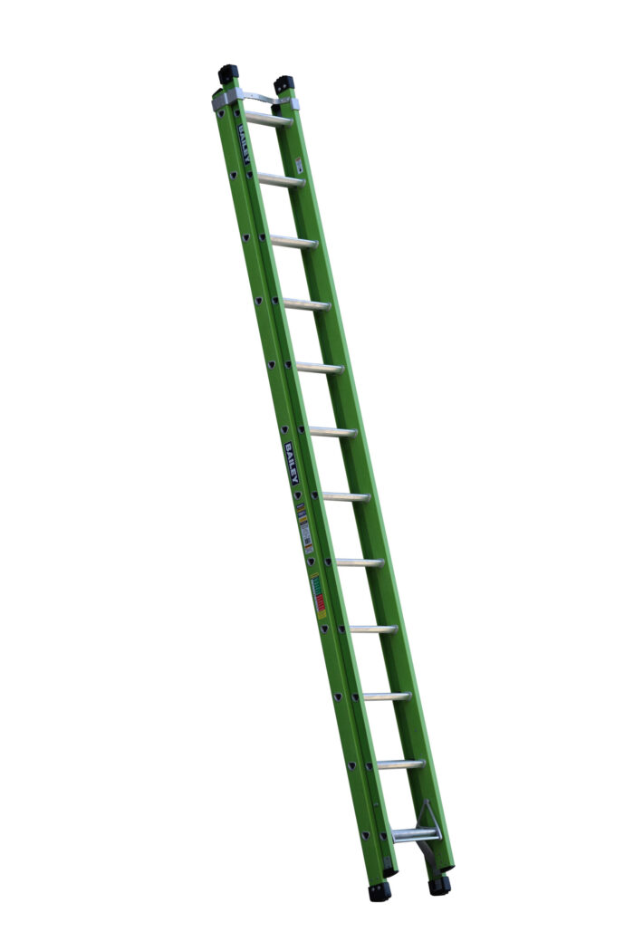 Bailey Professional Punchlock FSXN 12 Fibreglass Extension Ladder with Vee Rung 3.8m - 3.6m 150kg FS13919