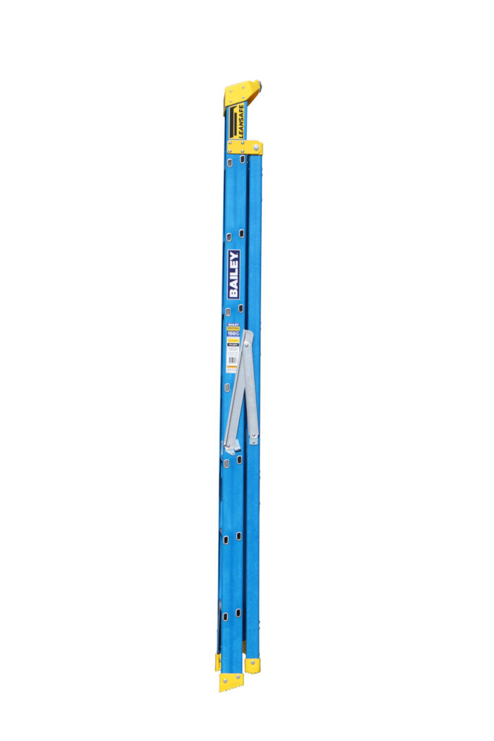 Bailey Pro Punchlock Leansafe Fibreglass Single Sided Step Ladder 8ft 2.4m FS13974 Side Closed