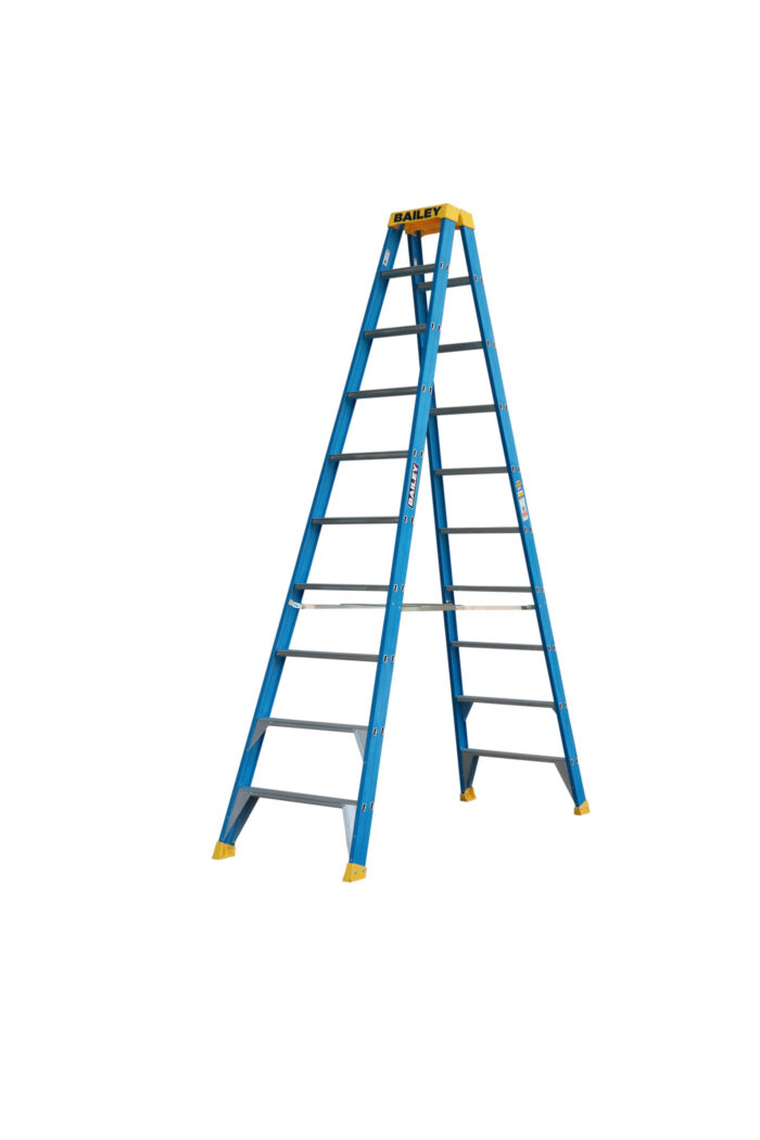 Bailey Professional Fibreglass Double Sided Step Ladder 10ft 3.0m FS13983