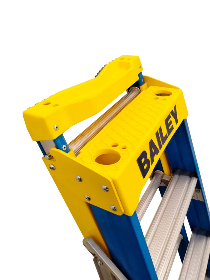 Bailey Professional Fibreglass FSE6 PUNCHLOCK Step Extension Ladder 1.8m - 3.2m FS13985