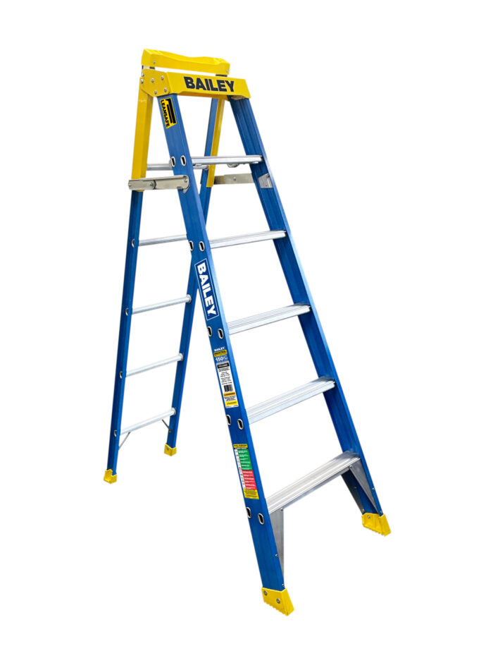 Bailey Professional Fibreglass FSE6 PUNCHLOCK Step Extension Ladder 1.8m - 3.2m FS13985