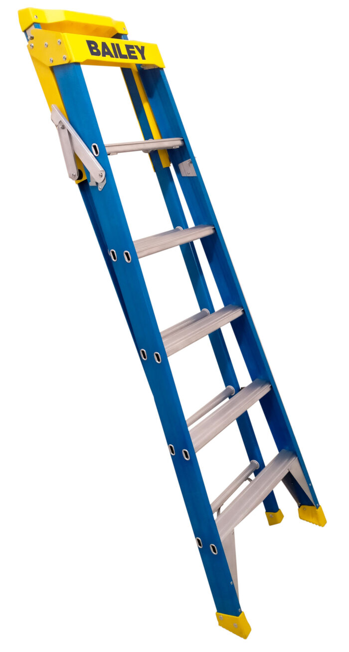 Bailey Professional Fibreglass FSE6 PUNCHLOCK Step Extension Ladder 1.8m - 3.2m FS13985 Leaning Ladder
