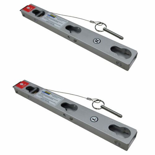 Gorilla Ladder Leveller ports for attaching to ladder