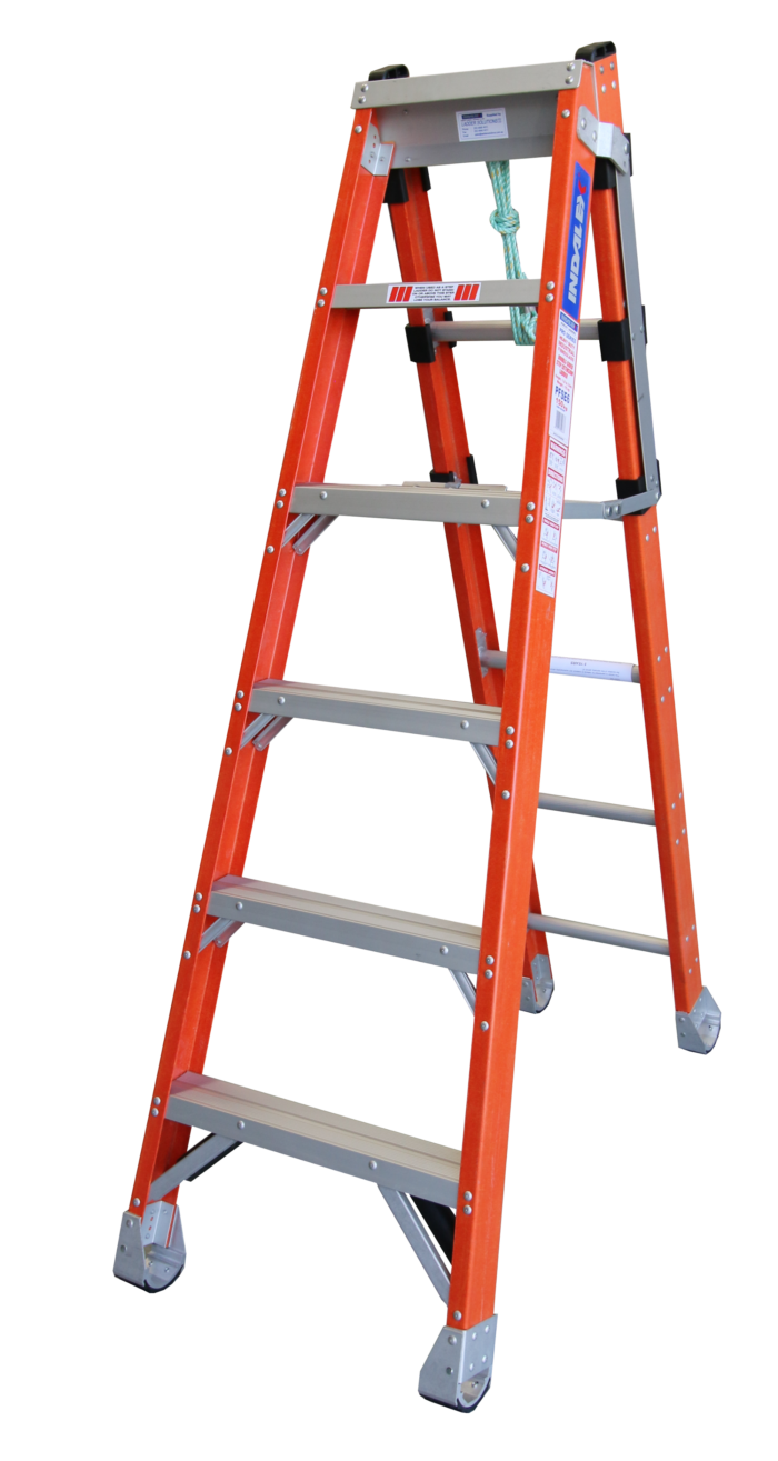 Indalex Pro Series Fibreglass Step Extension Ladder 6ft-11ft 1.8m - 3.0m