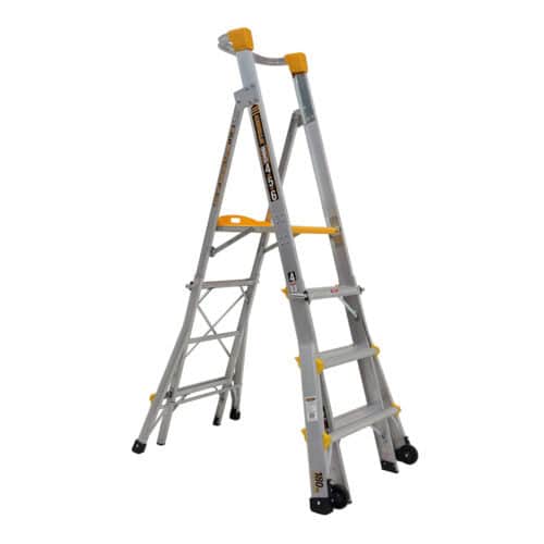 Gorilla Aluminium Adjustable Platform Ladder 1.2-1.8 RPL0406-HD