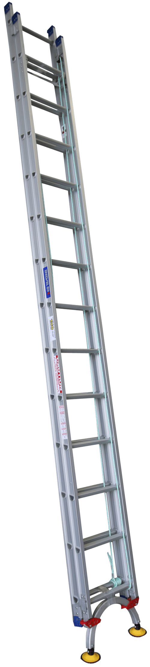 PROX26 Indalex Pro Series Aluminium Extension Ladder with Level-Arc 26ft 4.4m - 7.8m