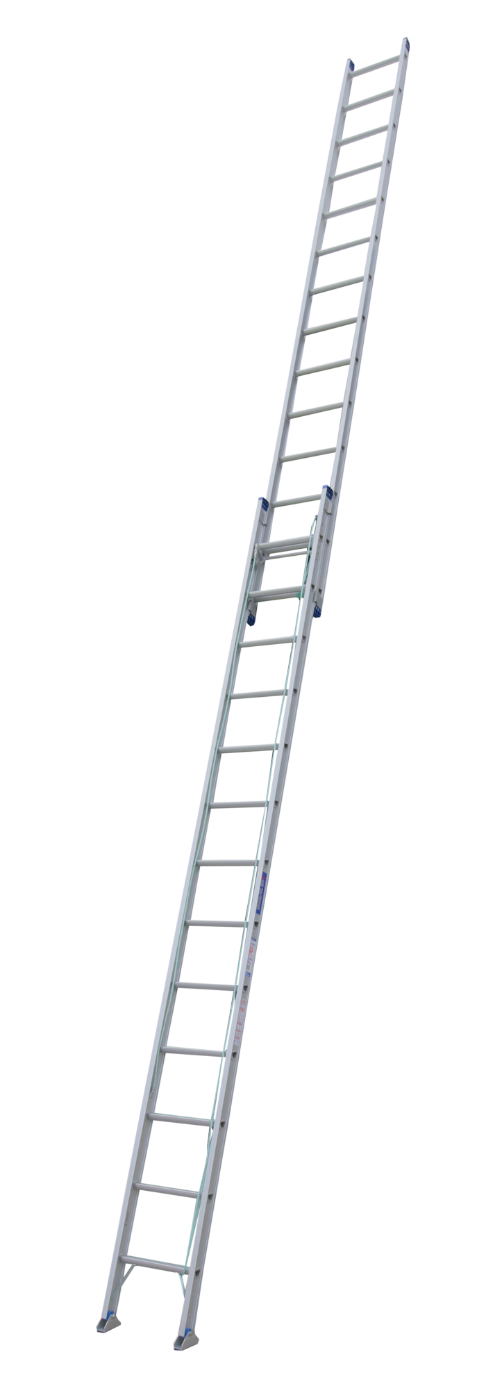 PROX26SF extended Indalex Pro Series Aluminium Extension Ladder with Swivel Feet 26ft 4.4m -7.8m
