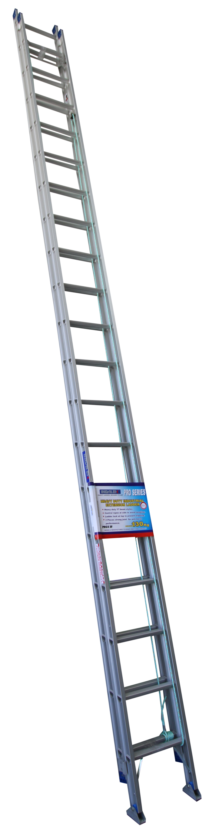 PROX36 SF : Indalex Pro Series Aluminium Extension Ladder with Swivel Feet 36ft 6.3m - 10.8m closed position