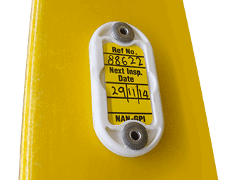 Branach Ladder Accessories Ladder Inspection Tag and identification tag