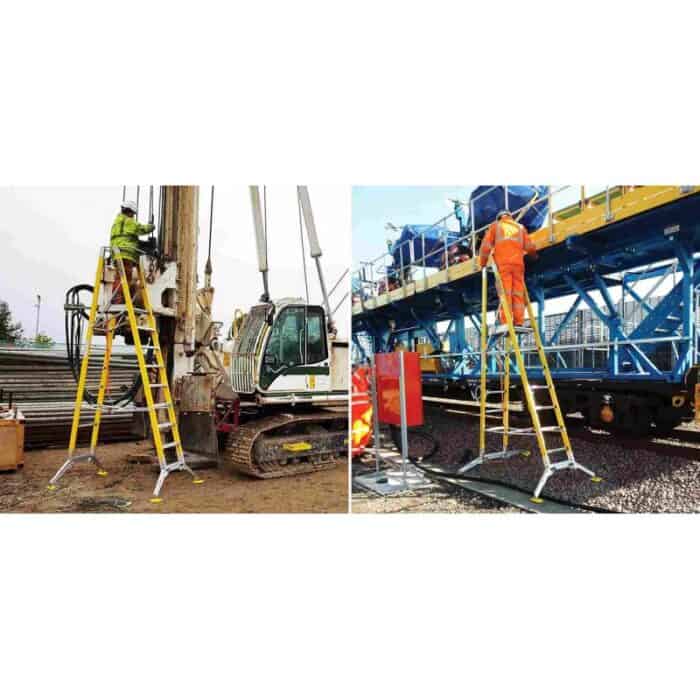 Branach all terrain step platform ladder FPW AT