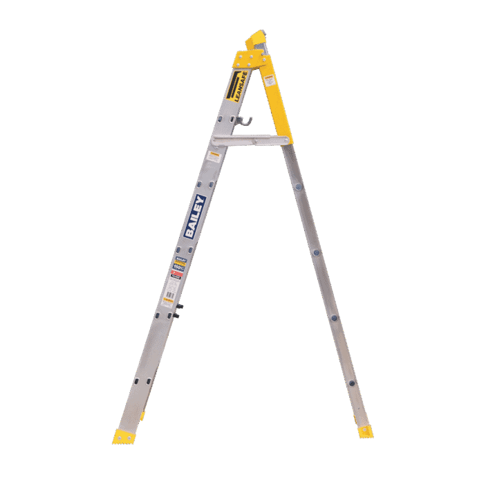 Bailey FS14090 Aluminium Step Extension Ladder open side view