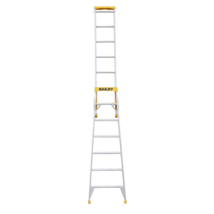Bailey FS14091 Aluminium Step Extension Ladder extended position