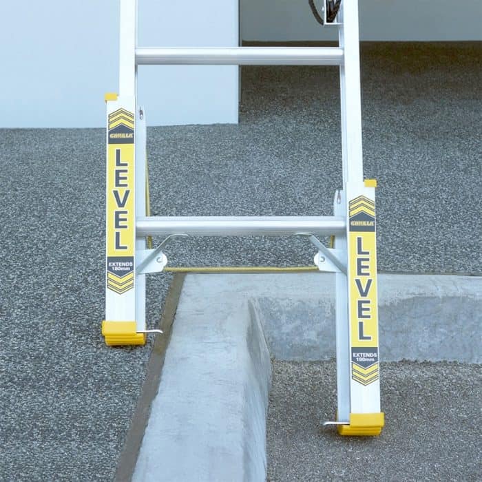 Gorilla Aluminium Extension Ladder with Levellers