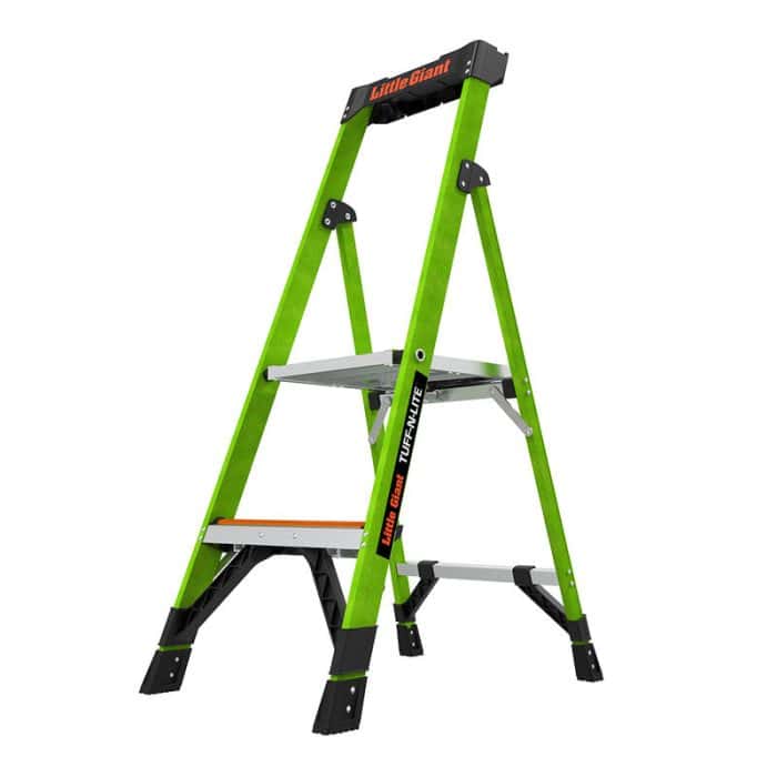 Little Giant Tuff-N-Lite 2  Step Fibreglass Platform Ladder 15364 -440