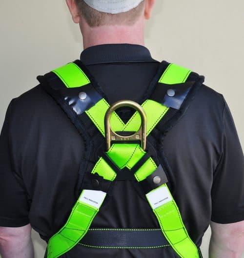 Bailey Fall control green padded harness FS14116 Rear Dorsal