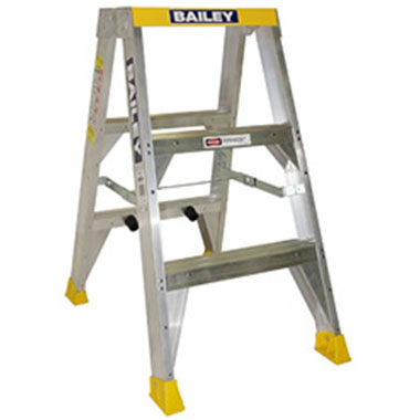 Step Ladders - Bailey - Aluminium Double Sided 150 Kg - Bailey Big Top