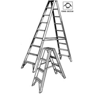 Step Ladders - Aluminium Double Sided 150 Kg - C Kennett DSF