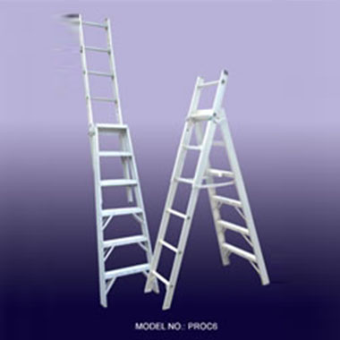 Step Extension Ladders - Aluminium 150Kg - Indalex PROC