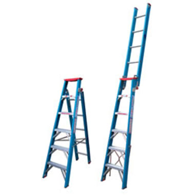 Dual Purpose Ladders - Fibreglass 150Kg - Indalex PRODPF